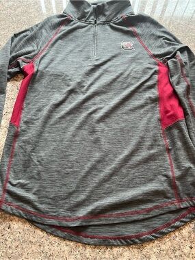 Colosseum Gray Womens South Carolina University 1/4 Zip Size Large